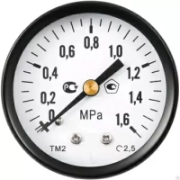 МП63Т/0-1.6/МПа-1/4 МАНОМЕТР ДЛЯ ГОЛОВОК С415М, С416М